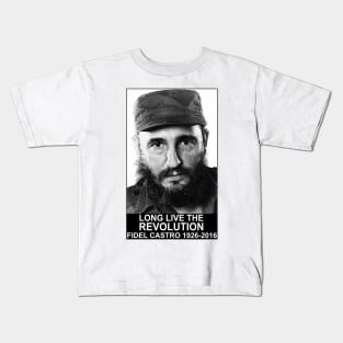 Fidel Castro Revolution Kids T-Shirt